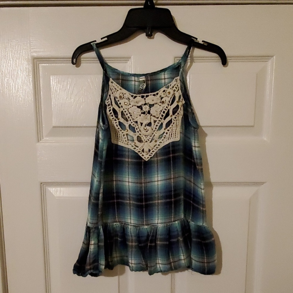 Beautees Embellished Tank - Girls Large